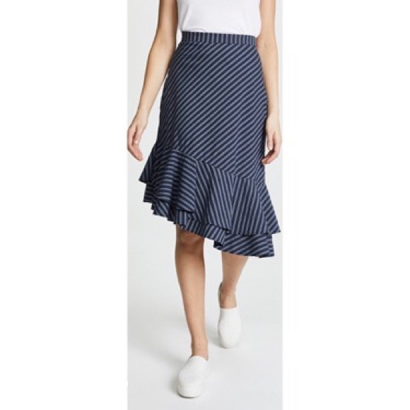 Joie Dresses & Skirts - 🍭🆕 Joie ღ Menswear Inspo ღ Yenene Skirt  ღ Navy